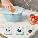 Rotatable 4-in-1 Colander Set